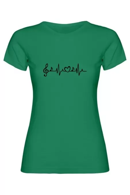 Dámské tričko - EKG MUZIKA