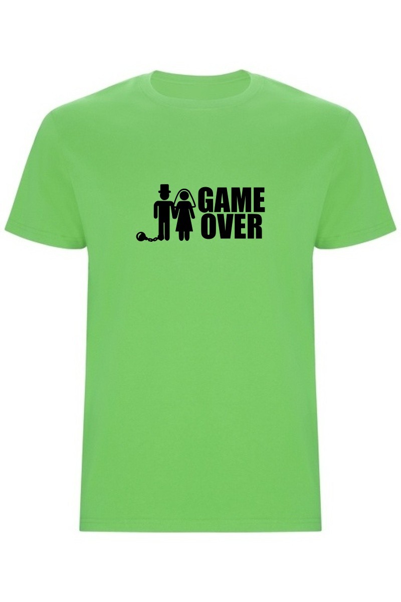 Pánské tričko - GAME OVER SVATBA