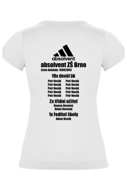Dámské tričko - ABSOLVENT