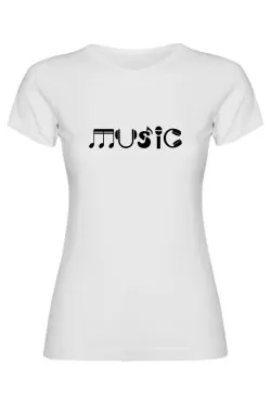 Dámské tričko - MUSIC