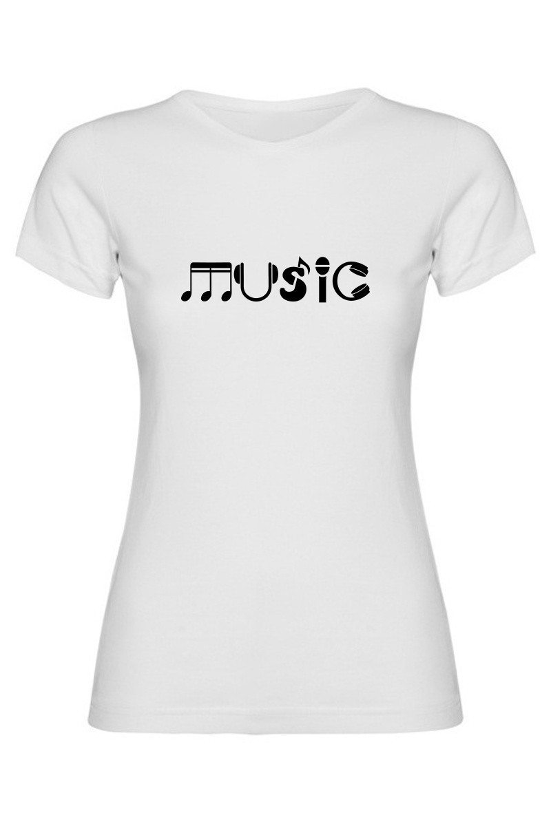 Dámské tričko - MUSIC