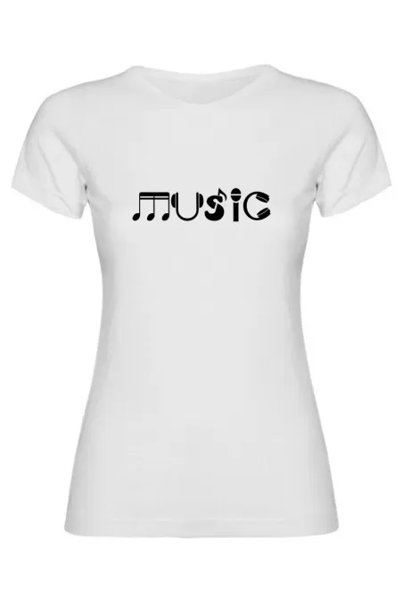 Dámské tričko - MUSIC