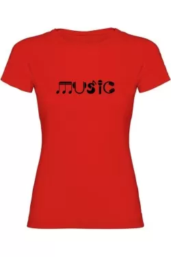 Dámské tričko - MUSIC
