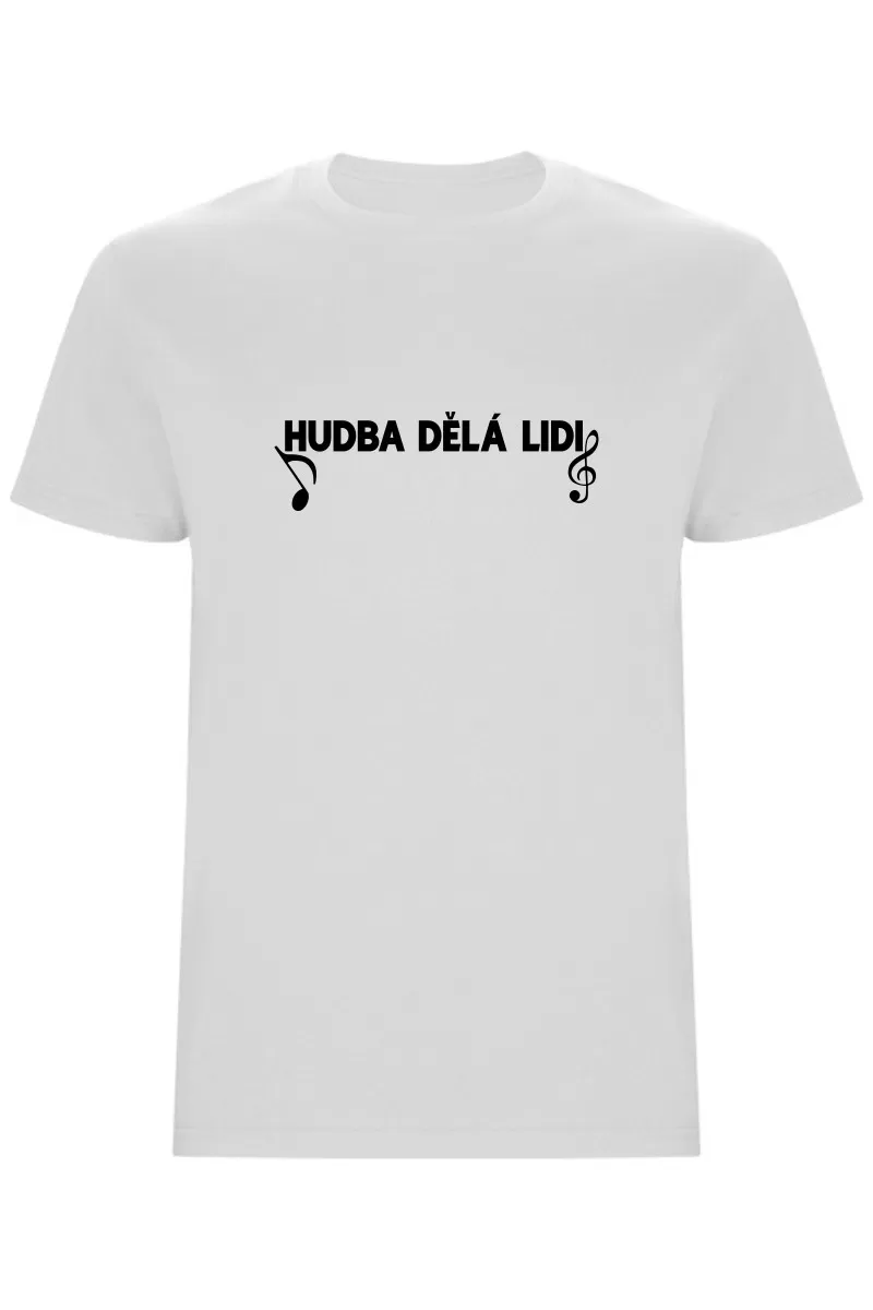 Pánské tričko - HUDBA DĚLÁ LIDI