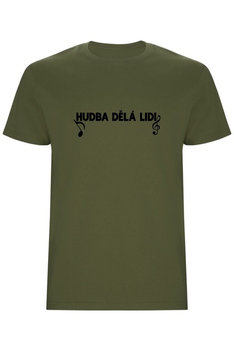 Pánské tričko - HUDBA DĚLÁ LIDI