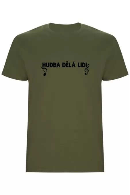 Pánské tričko - HUDBA DĚLÁ LIDI