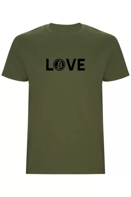 Pánské tričko - BITCOIN LOVE