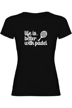 Dámské tričko - LIFE IS BETTER WITH PADEL