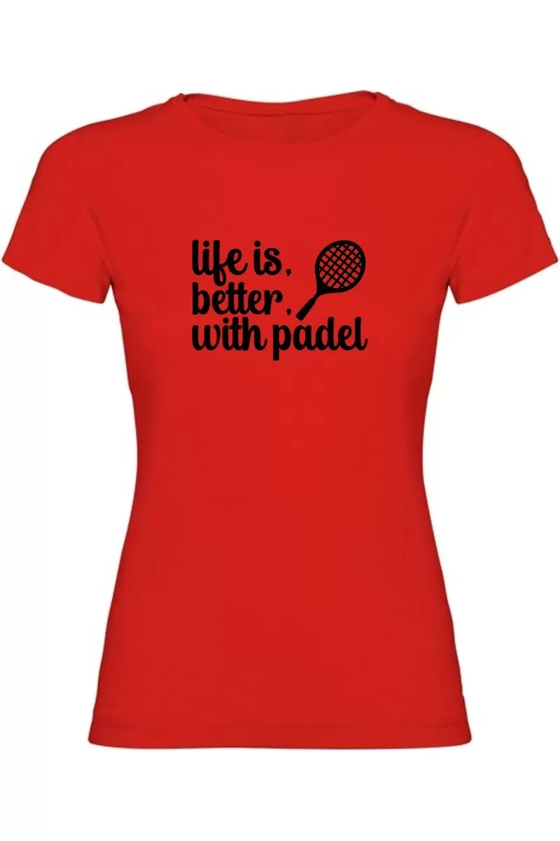 Dámské tričko - LIFE IS BETTER WITH PADEL
