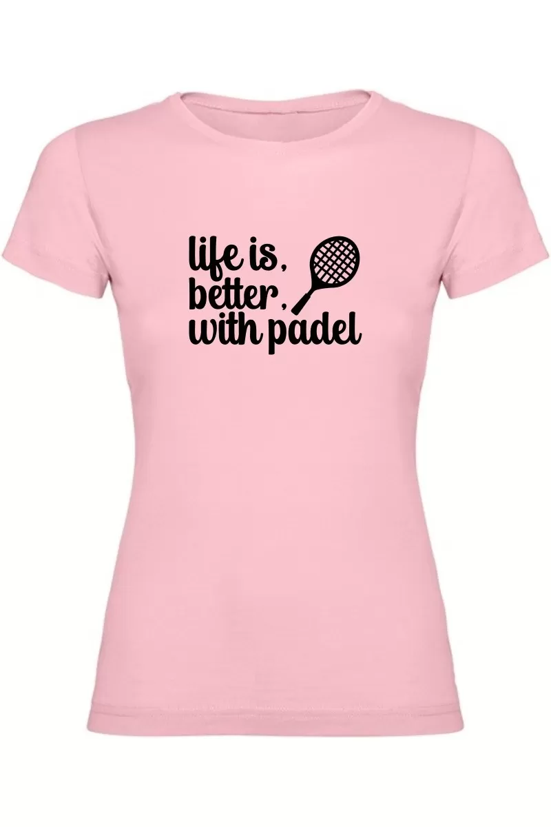 Dámské tričko - LIFE IS BETTER WITH PADEL