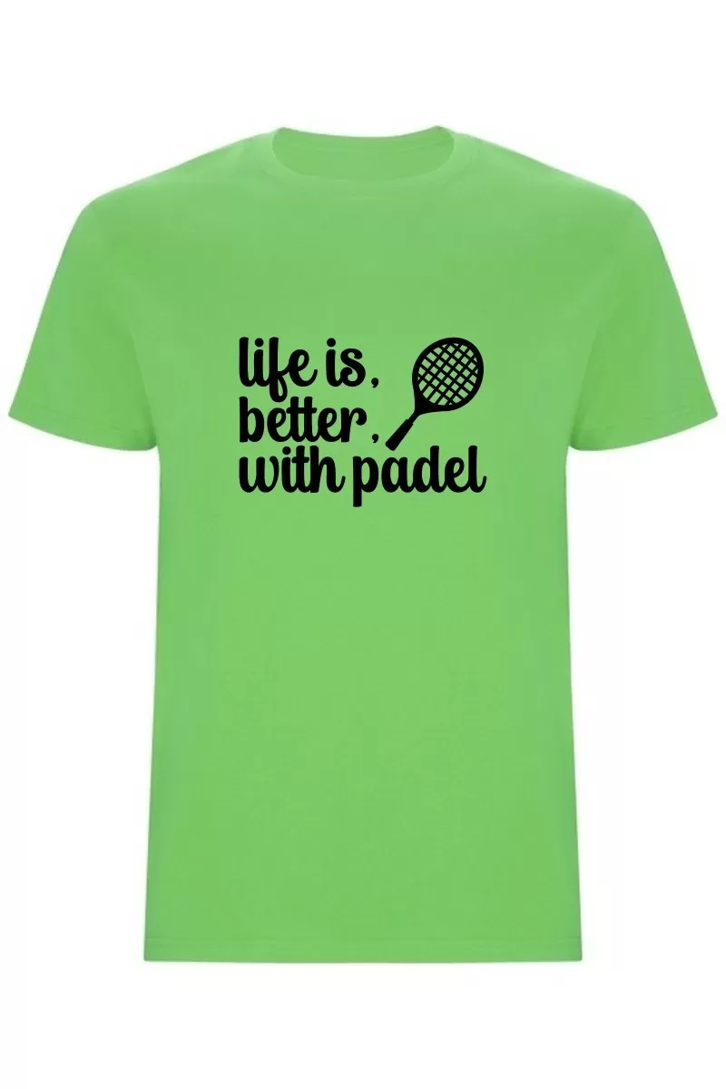 Pánské tričko - LIFE IS BETTER WITH PADEL Pánské tričko - LIFE IS BETTER WITH PADEL