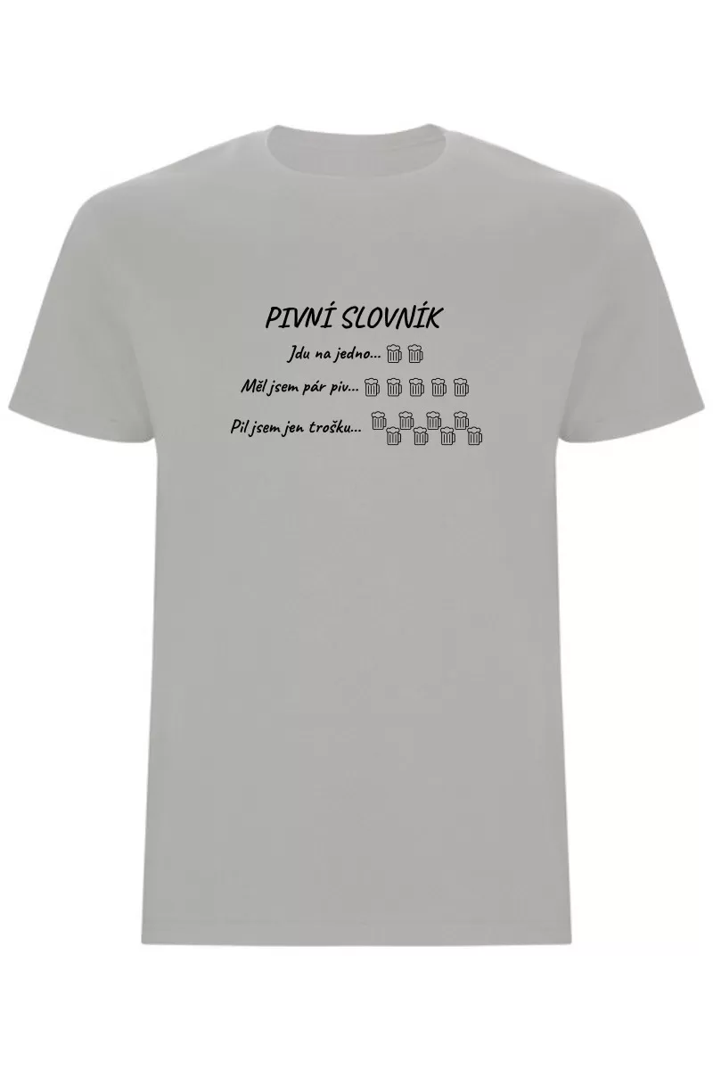 Pánské tričko - PIVNÍ SLOVNÍK Pánské tričko - PIVNÍ SLOVNÍK