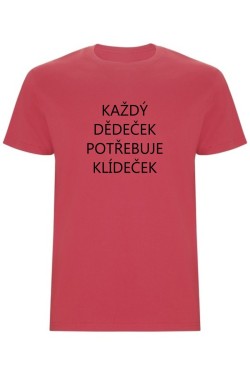 Pánské tričko - KAŽDÝ DĚDEČEK POTŘEBUJE KLÍDEČEK