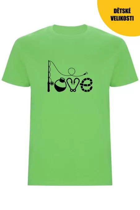 Chlapecké tričko - LOVE RYBÁŘ