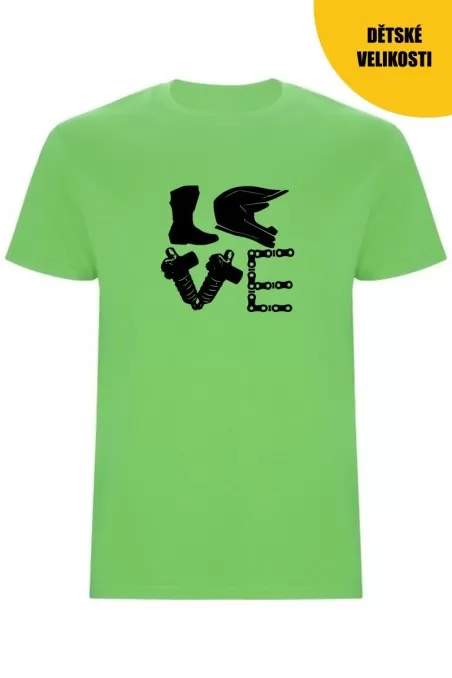 Chlapecké tričko - LOVE MOTORKÁŘ