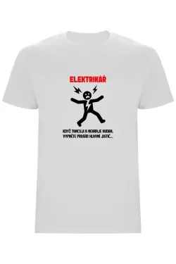 Pánské tričko - PRO ELEKTRIKÁŘE