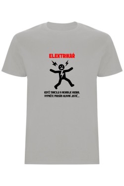 Pánské tričko - PRO ELEKTRIKÁŘE
