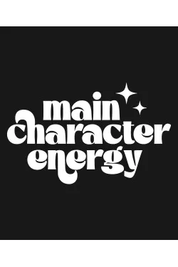 Mikina s kapucí - MAIN CHARACTER ENERGY