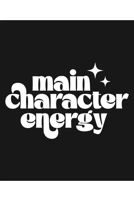 Mikina s kapucí - MAIN CHARACTER ENERGY