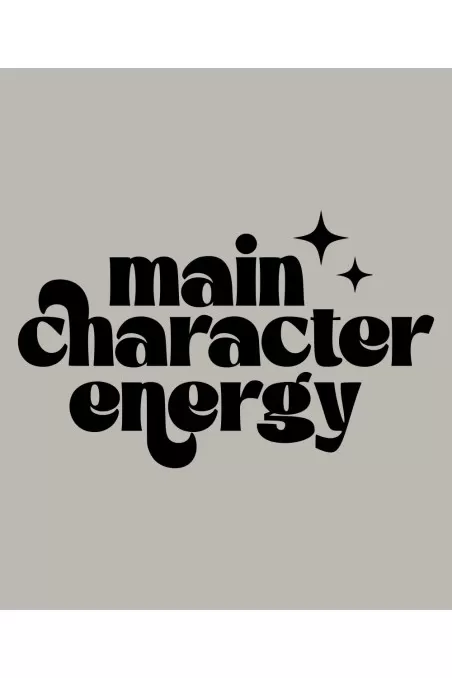 Mikina s kapucí - MAIN CHARACTER ENERGY