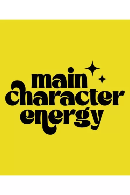 Mikina s kapucí - MAIN CHARACTER ENERGY