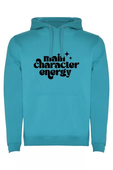 Mikina s kapucí - MAIN CHARACTER ENERGY