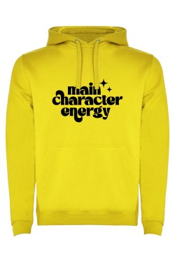Mikina s kapucí - MAIN CHARACTER ENERGY