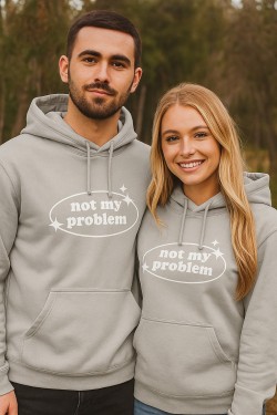 Mikina s kapucí - NOT MY PROBLEM