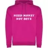 Mikina s kapucí - NEED MONEY NOT BOYS