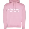 Mikina s kapucí - NEED MONEY NOT BOYS