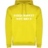 Mikina s kapucí - NEED MONEY NOT BOYS