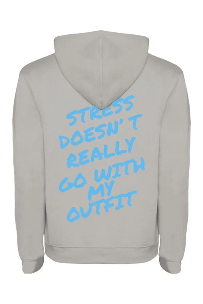 Mikina s kapucí - STRESS DOESNT REALLY GO WITH MY OUTFIT