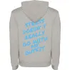 Mikina s kapucí - STRESS DOESNT REALLY GO WITH MY OUTFIT