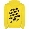 Mikina s kapucí - STRESS DOESNT REALLY GO WITH MY OUTFIT