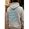 Mikina s kapucí - STRESS DOESNT REALLY GO WITH MY OUTFIT