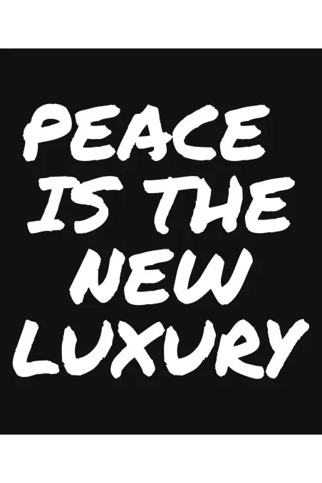 Mikina s kapucí - PEACE IS TE NEW LUXURY