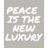 Mikina s kapucí - PEACE IS TE NEW LUXURY
