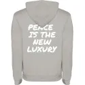 Mikina s kapucí - PEACE IS TE NEW LUXURY