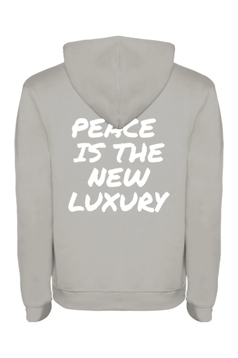 Mikina s kapucí - PEACE IS TE NEW LUXURY Mikina s kapucí - PEACE IS TE NEW LUXURY