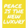 Mikina s kapucí - PEACE IS TE NEW LUXURY