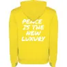 Mikina s kapucí - PEACE IS TE NEW LUXURY