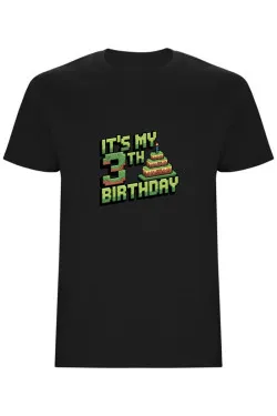 Dětské tričko - MINECRAFT TŘETÍ NAROZENINY