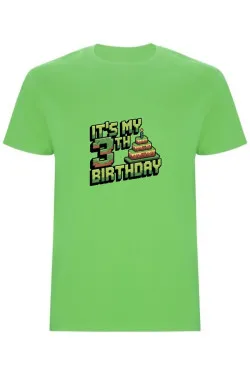Dětské tričko - MINECRAFT TŘETÍ NAROZENINY