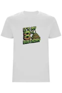 Dětské tričko - MINECRAFT OSMÉ NAROZENINY