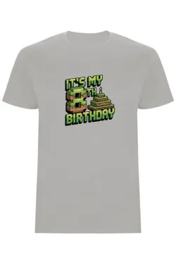 Dětské tričko - MINECRAFT OSMÉ NAROZENINY
