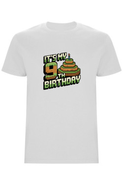 Dětské tričko - MINECRAFT DEVÁTÉ NAROZENINY