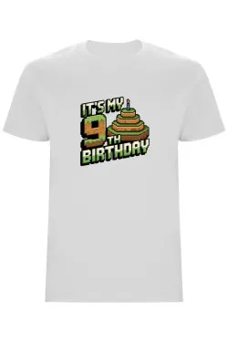 Dětské tričko - MINECRAFT DEVÁTÉ NAROZENINY