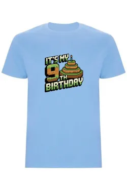 Dětské tričko - MINECRAFT DEVÁTÉ NAROZENINY