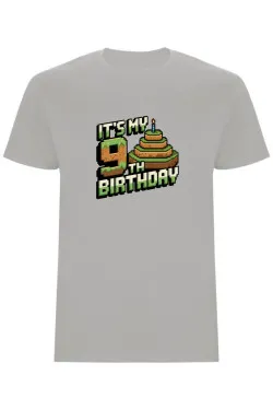 Dětské tričko - MINECRAFT DEVÁTÉ NAROZENINY
