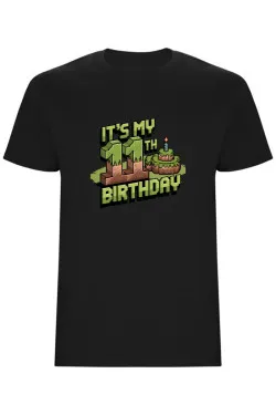 Dětské tričko - MINECRAFT JEDENÁCTÉ NAROZENINY